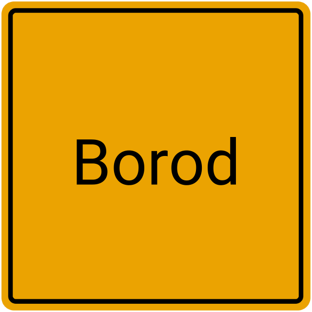 Meldebestätigung Borod