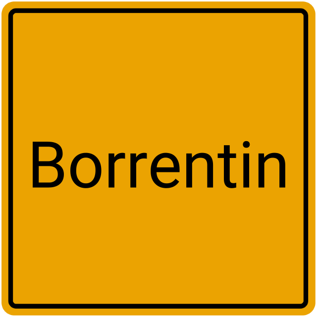 Meldebestätigung Borrentin