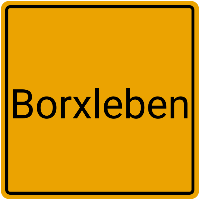 Meldebestätigung Borxleben