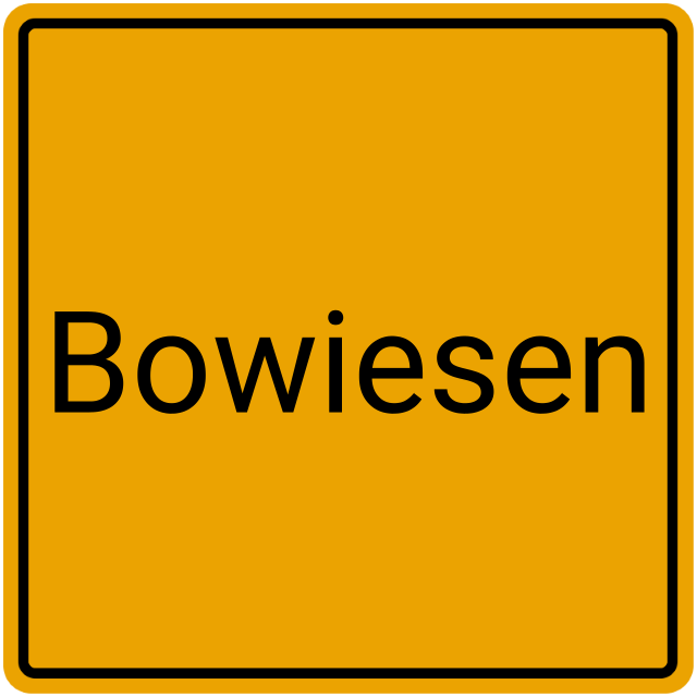 Meldebestätigung Bowiesen