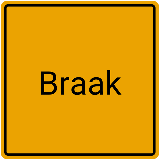 Meldebestätigung Braak