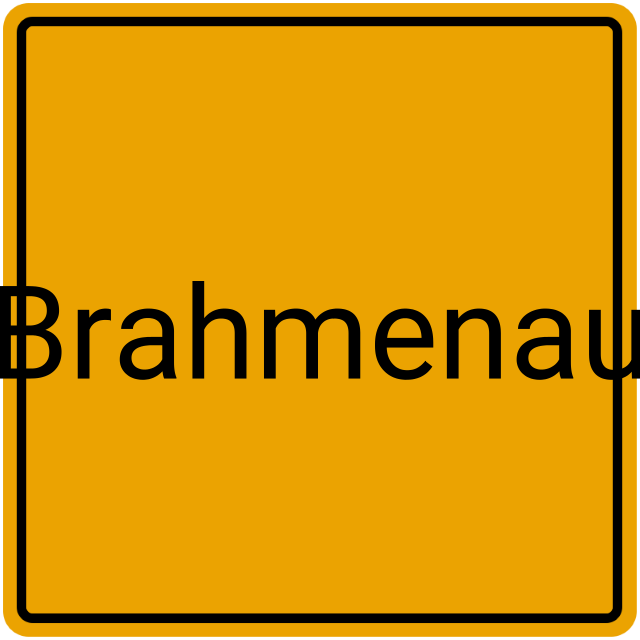 Meldebestätigung Brahmenau