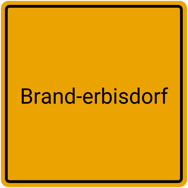 Meldebestätigung Brand-Erbisdorf