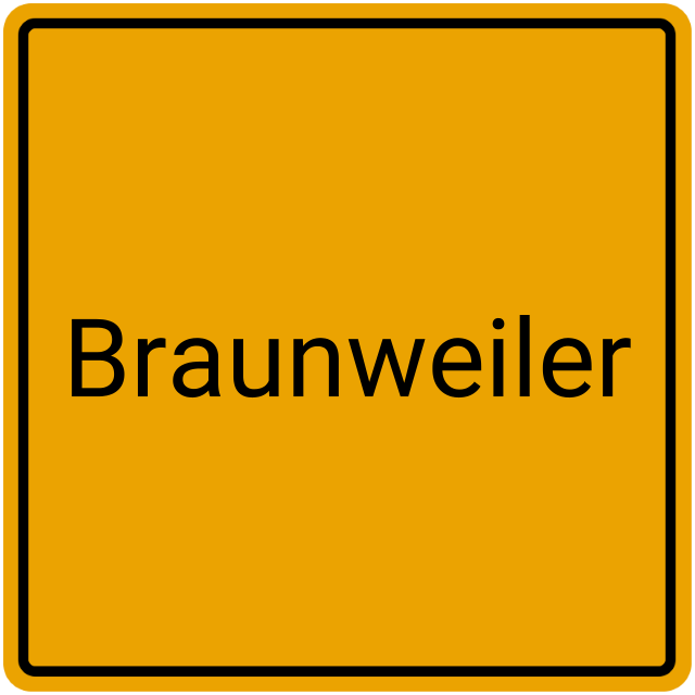 Meldebestätigung Braunweiler
