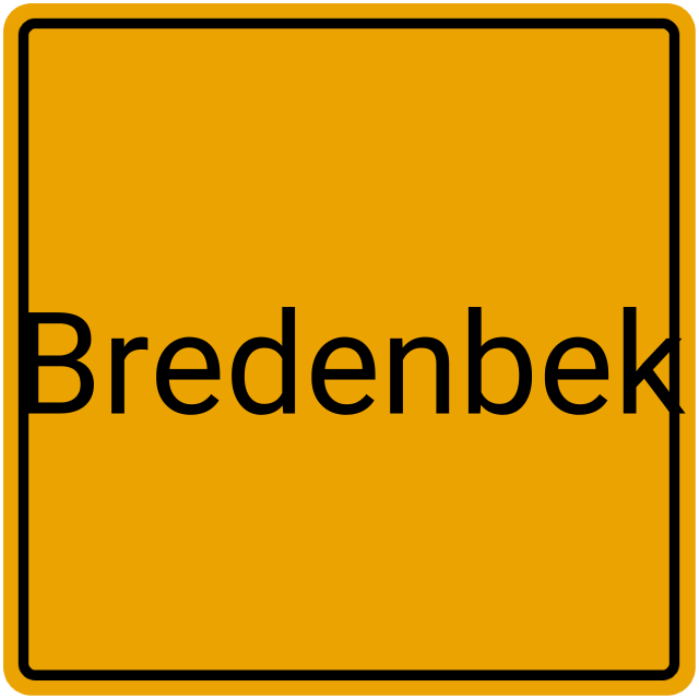 Meldebestätigung Bredenbek