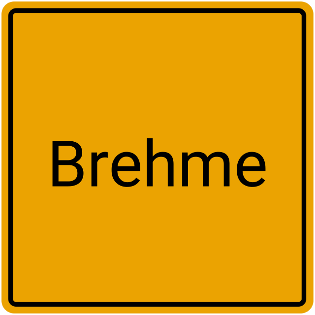 Meldebestätigung Brehme