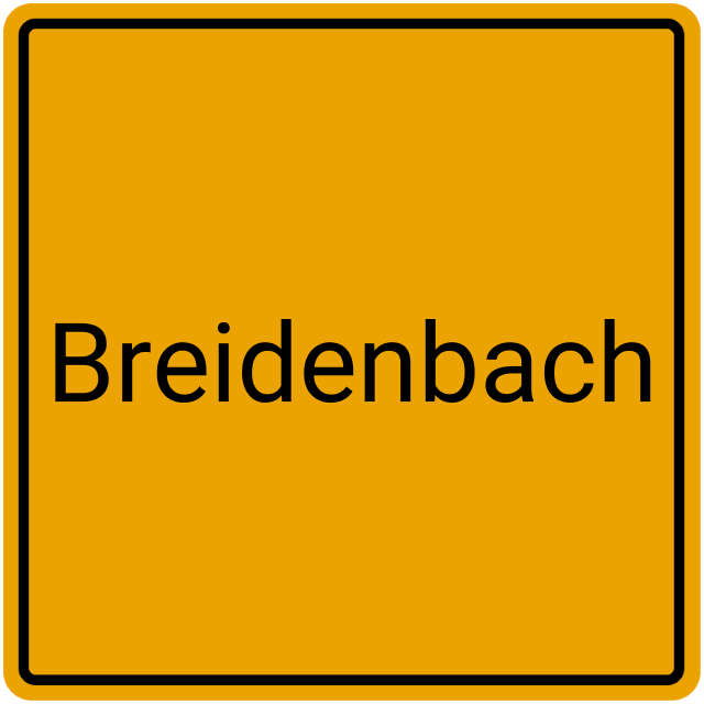 Meldebestätigung Breidenbach