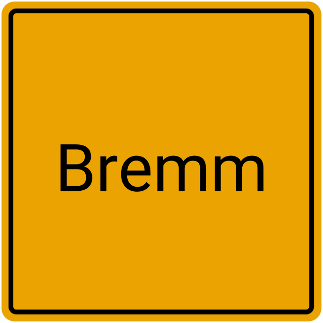 Meldebestätigung Bremm