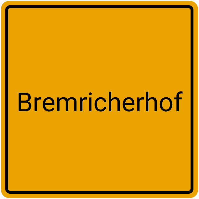 Meldebestätigung Bremricherhof