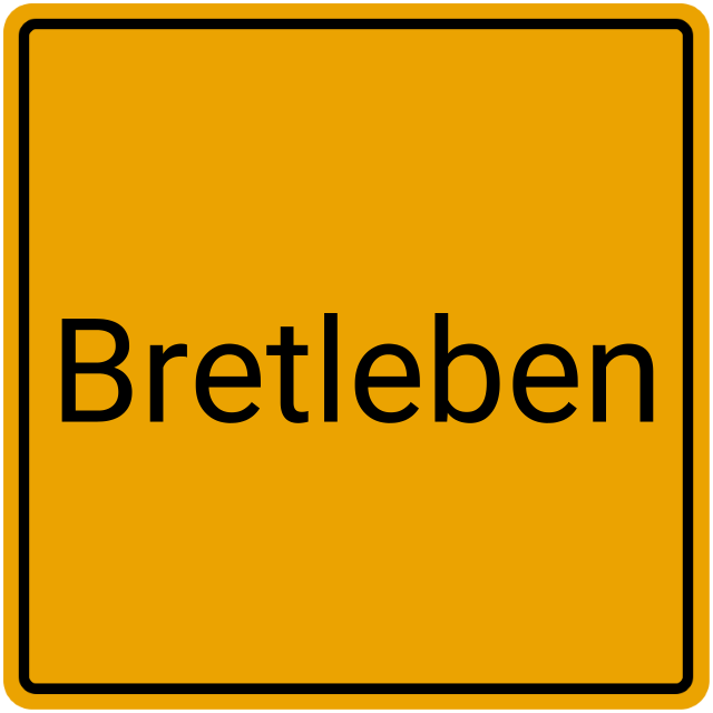 Meldebestätigung Bretleben