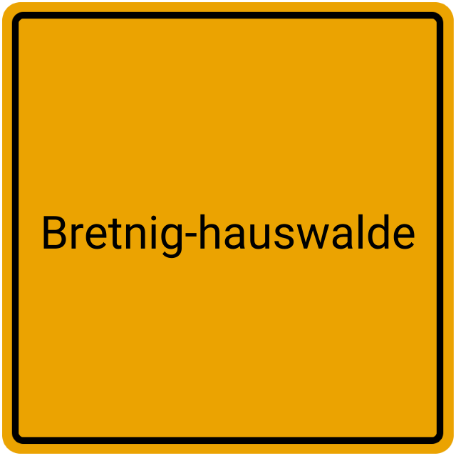 Meldebestätigung Bretnig-Hauswalde