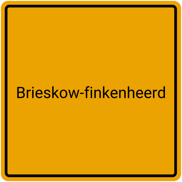 Meldebestätigung Brieskow-Finkenheerd