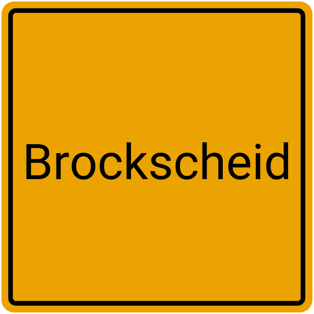 Meldebestätigung Brockscheid