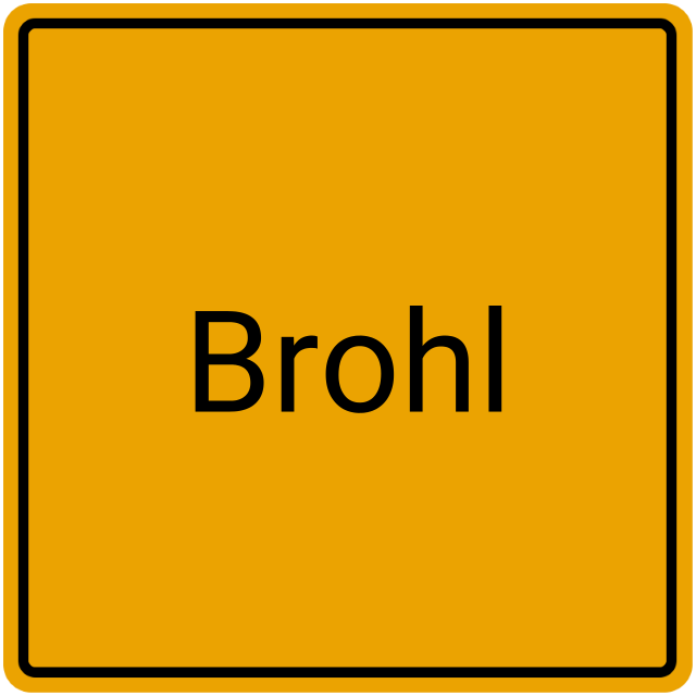 Meldebestätigung Brohl