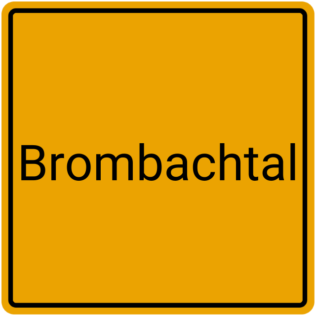 Meldebestätigung Brombachtal