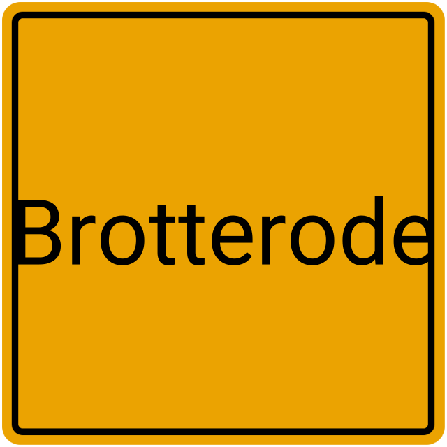 Meldebestätigung Brotterode