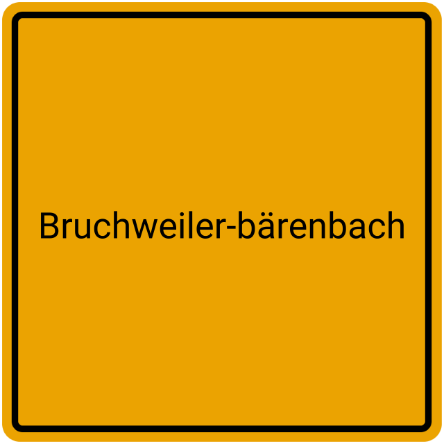 Meldebestätigung Bruchweiler-Bärenbach