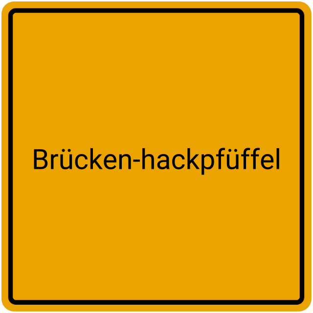 Meldebestätigung Brücken-Hackpfüffel