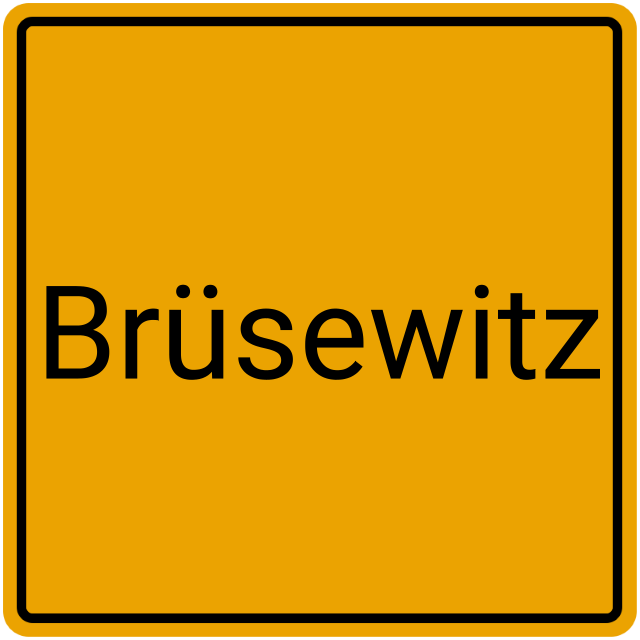 Meldebestätigung Brüsewitz