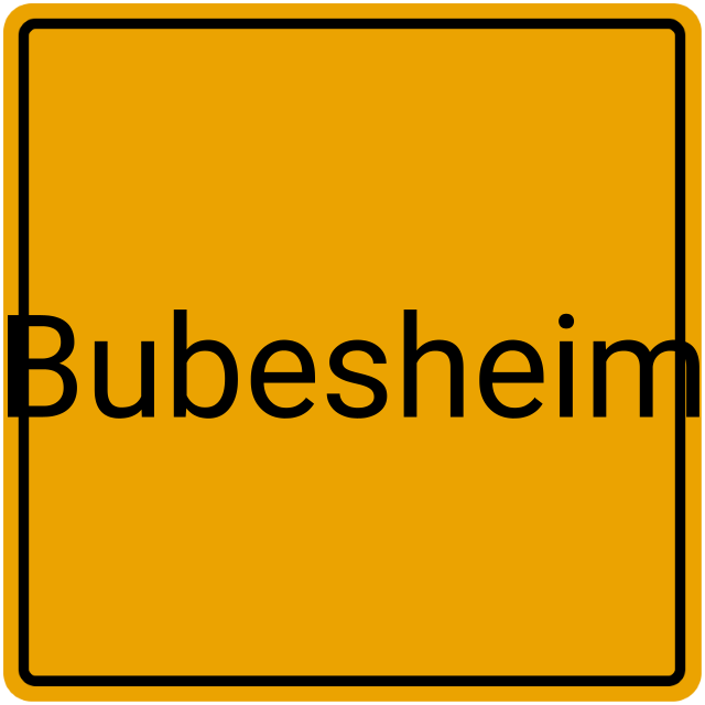 Meldebestätigung Bubesheim