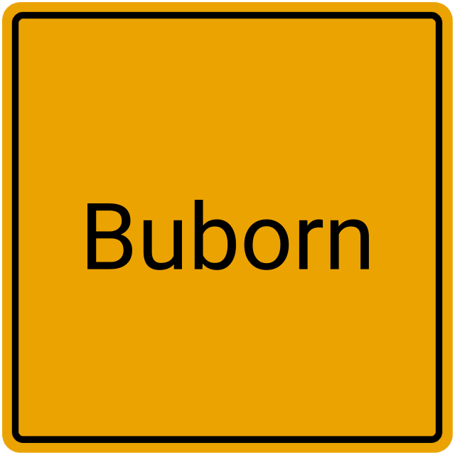 Meldebestätigung Buborn