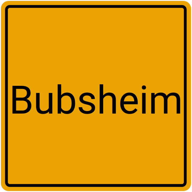 Meldebestätigung Bubsheim