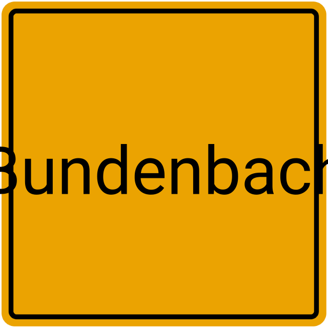 Meldebestätigung Bundenbach