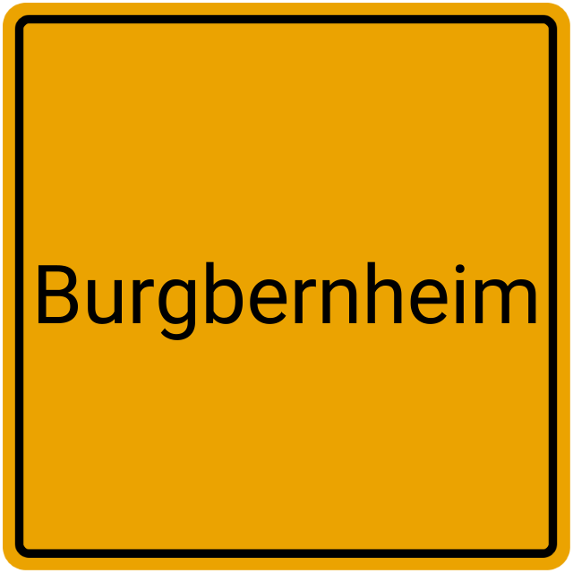 Meldebestätigung Burgbernheim