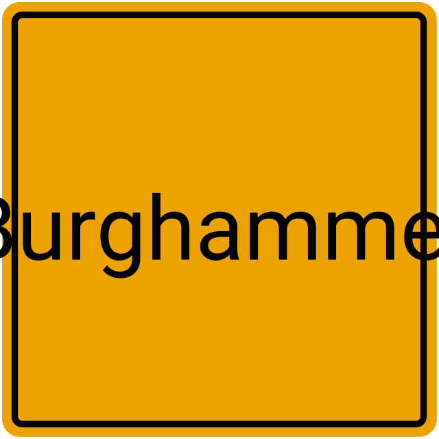 Meldebestätigung Burghammer