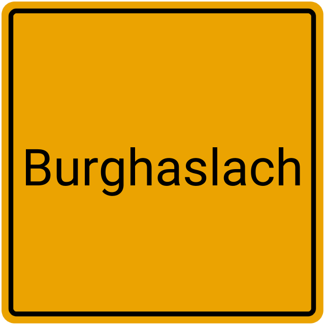 Meldebestätigung Burghaslach