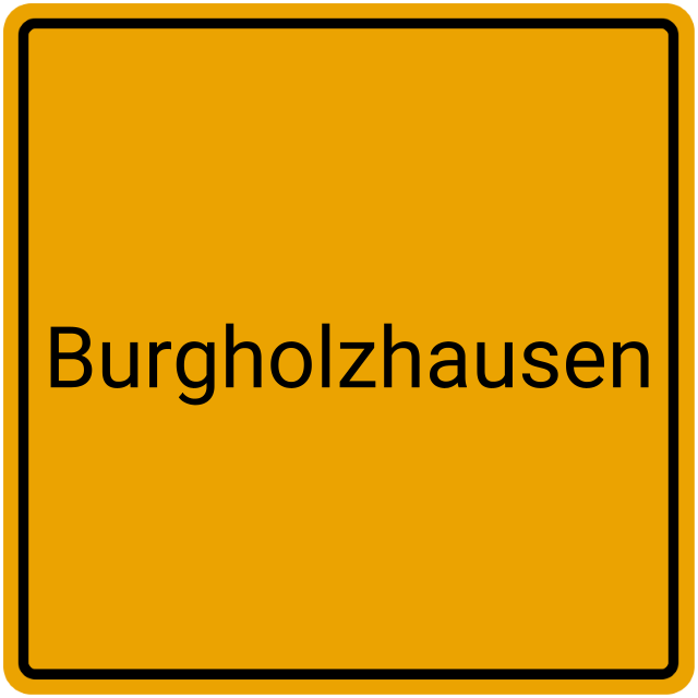 Meldebestätigung Burgholzhausen