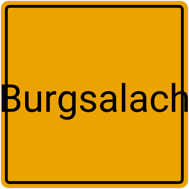 Meldebestätigung Burgsalach