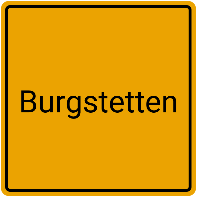 Meldebestätigung Burgstetten