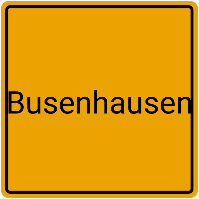 Meldebestätigung Busenhausen