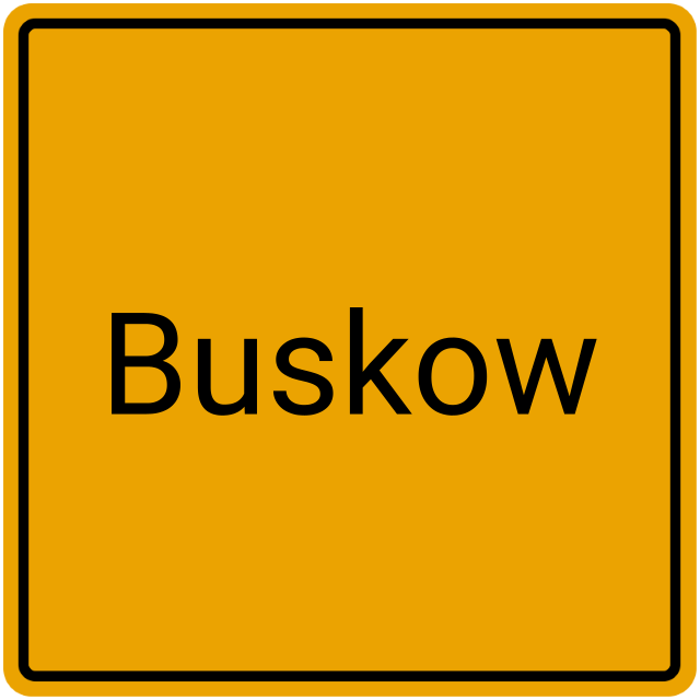 Meldebestätigung Buskow