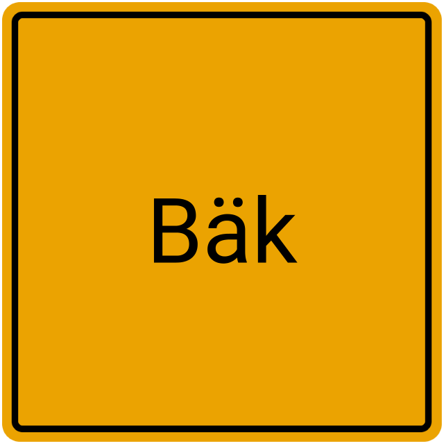 Meldebestätigung Bäk