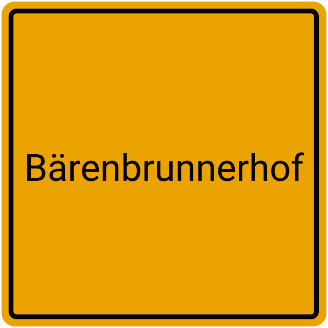 Meldebestätigung Bärenbrunnerhof