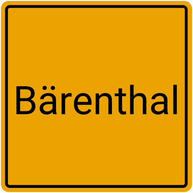 Meldebestätigung Bärenthal