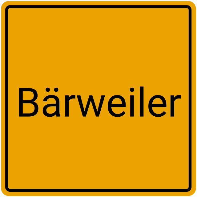 Meldebestätigung Bärweiler