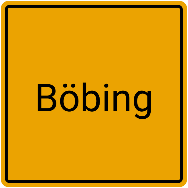 Meldebestätigung Böbing