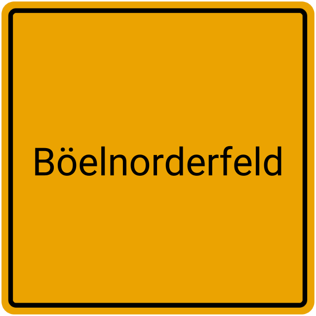 Meldebestätigung Böelnorderfeld