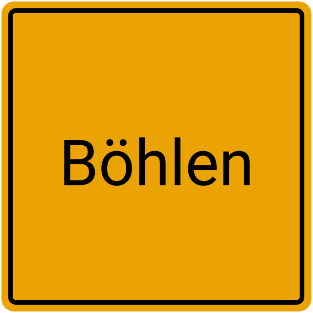 Meldebestätigung Böhlen