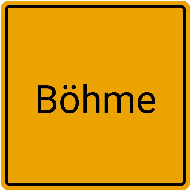 Meldebestätigung Böhme