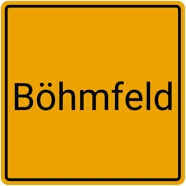Meldebestätigung Böhmfeld