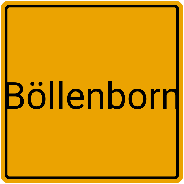 Meldebestätigung Böllenborn