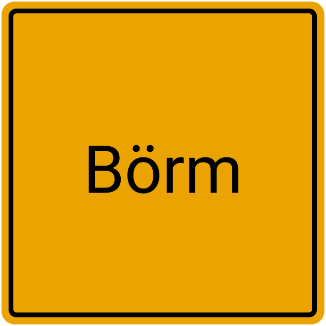 Meldebestätigung Börm