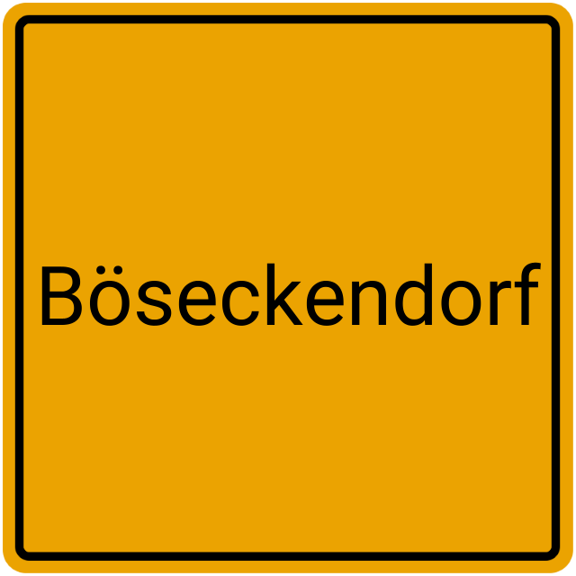 Meldebestätigung Böseckendorf