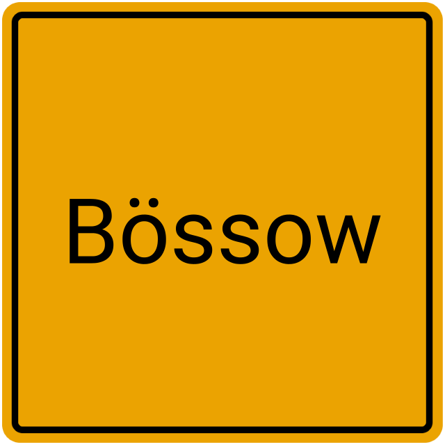 Meldebestätigung Bössow