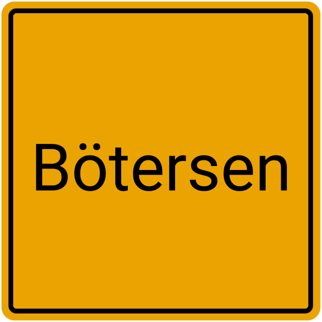 Meldebestätigung Bötersen