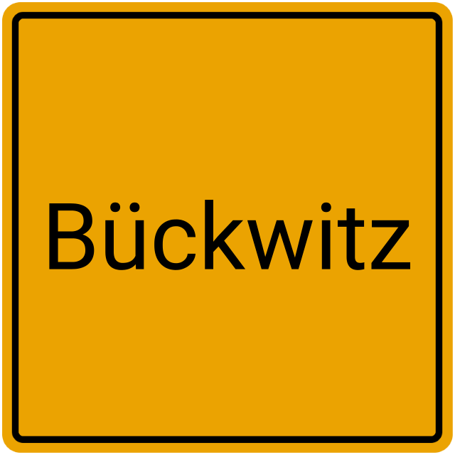 Meldebestätigung Bückwitz